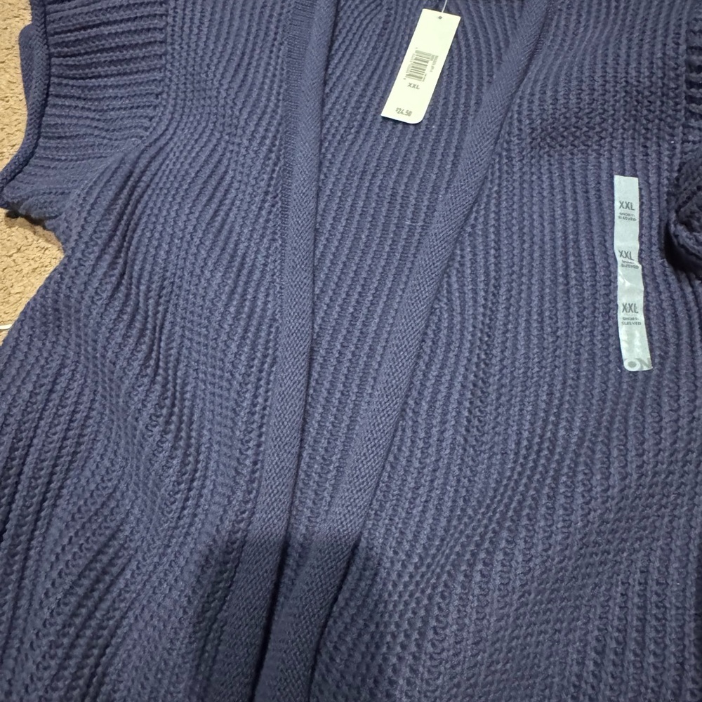 Old Navy Women's Blue Cardigan Sweater